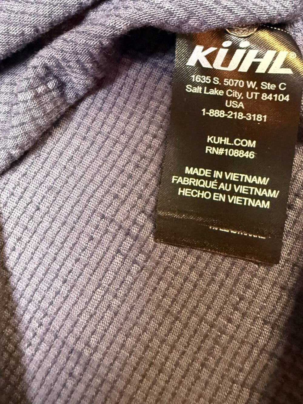 KÜHL Women’s Short Sleeve Tencel Henley Medium Blue Heather EUC - Picture 7 of 10